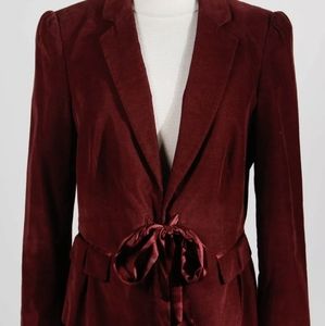 Emanuel Ungaro Burgundy Blazer